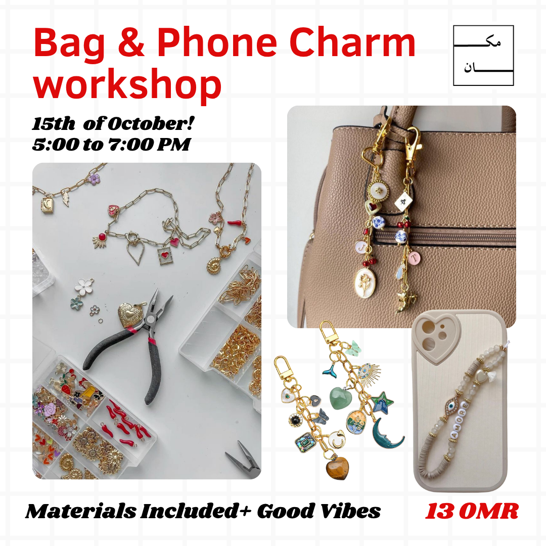 Bag & Phone charm workshop