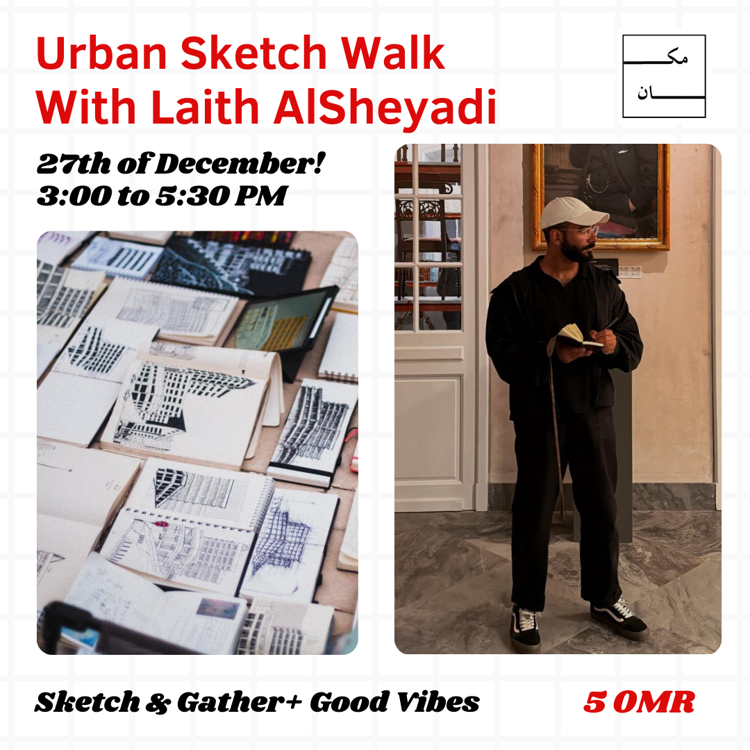 Urban sketch walk with Laith AlSheyadi