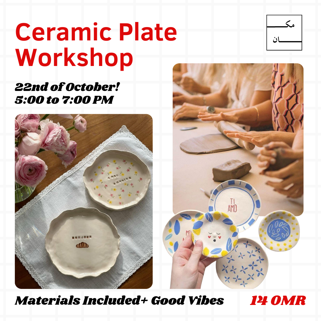 Ceramic plate workshop