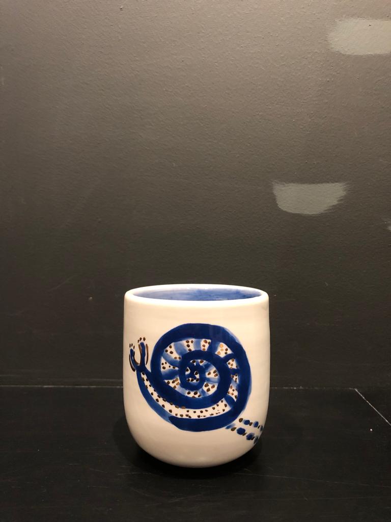 Hand Painted Earthenware Cups by Debjani