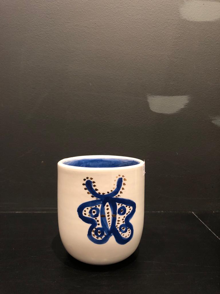 Hand Painted Earthenware Cups by Debjani