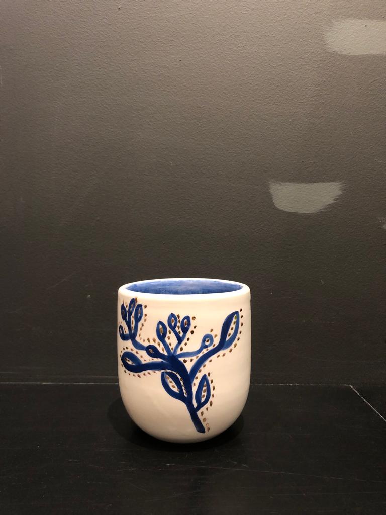 Hand Painted Earthenware Cups by Debjani