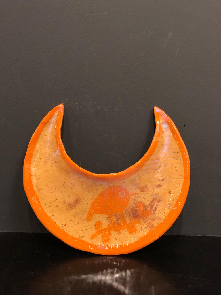 Crescent Plates Big by Debjani