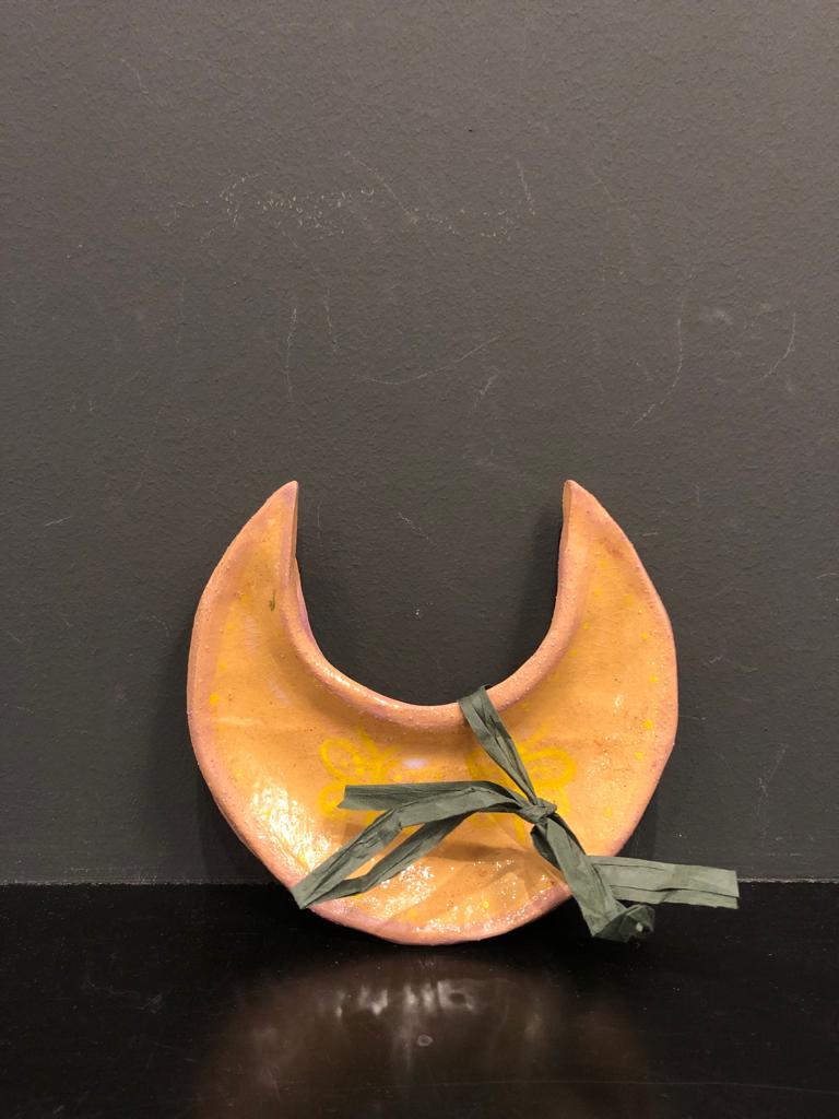 Small Crescent Plates by Debjani