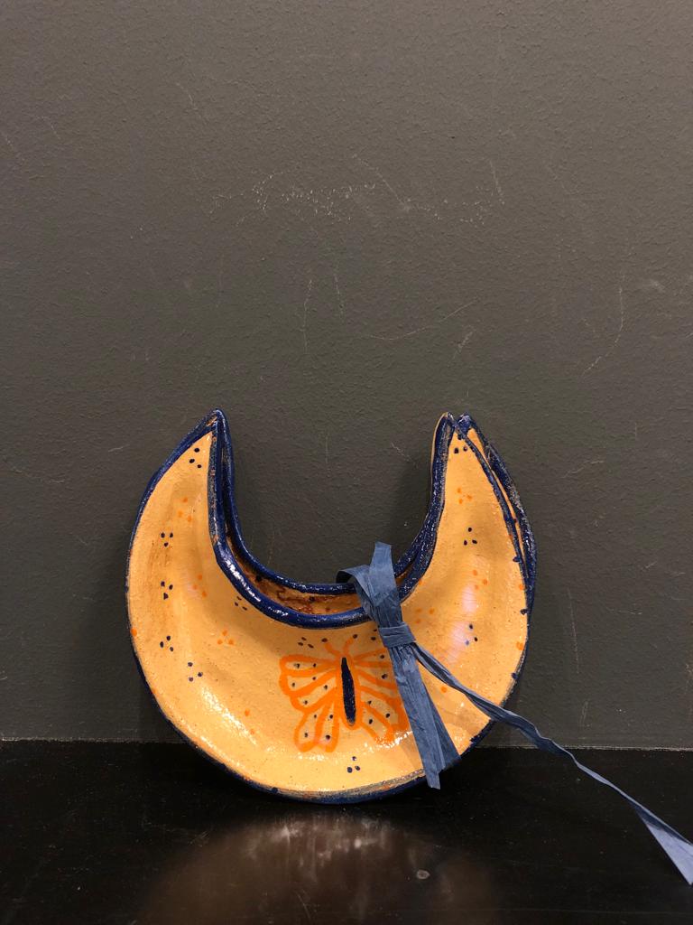 Small Crescent Plates by Debjani