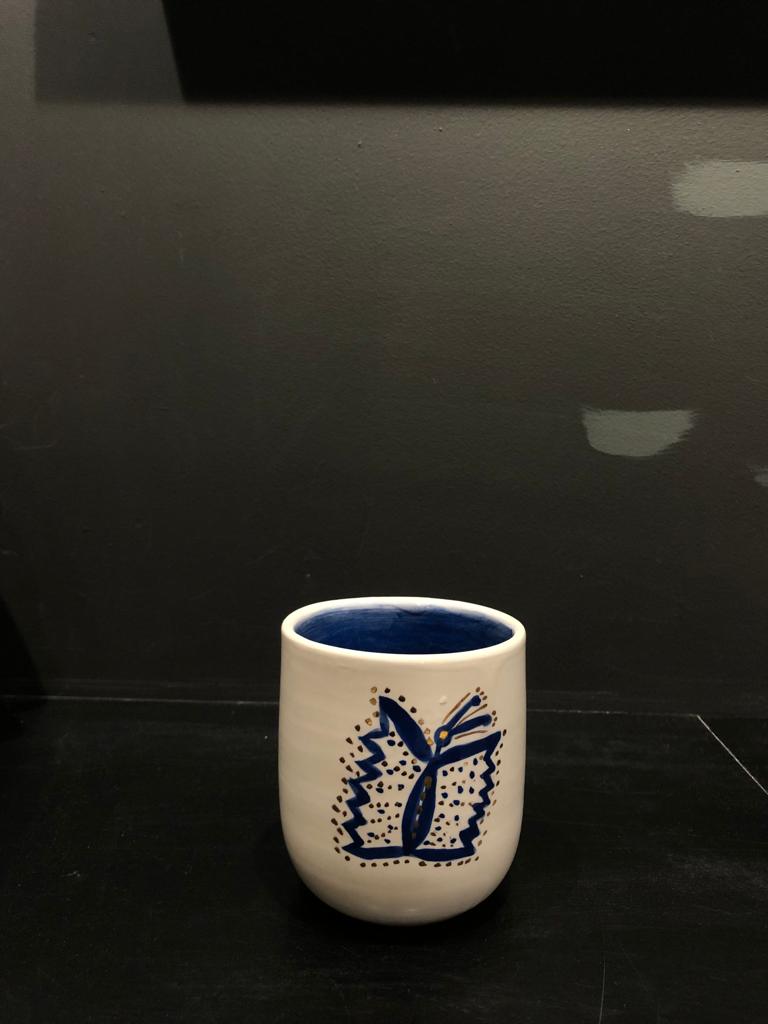 Hand Painted Earthenware Cups by Debjani
