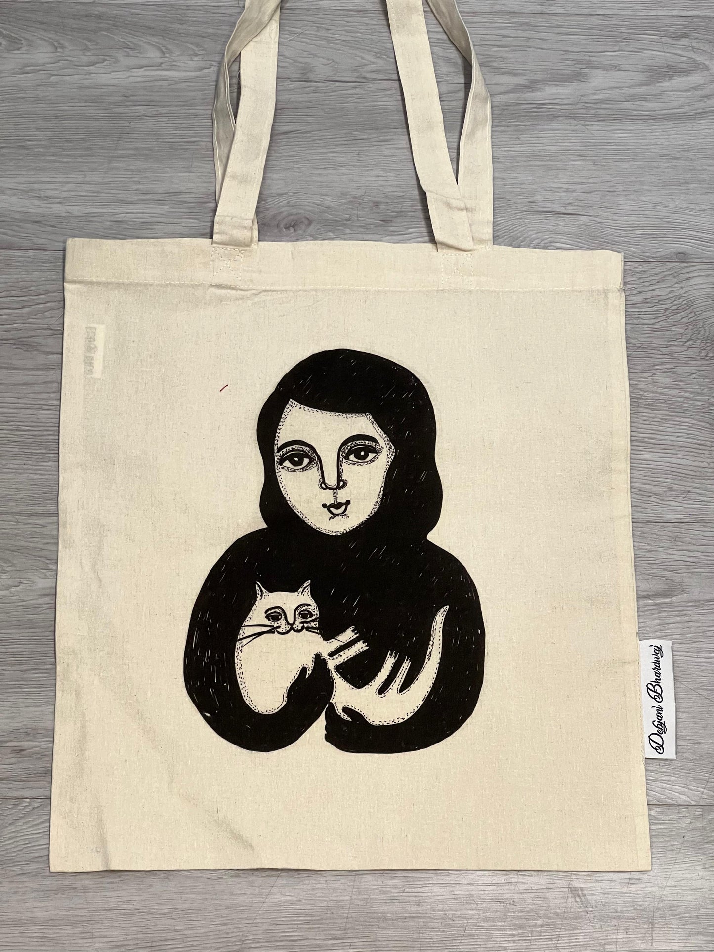 Girl with Cat by Debjani Bardhwaj