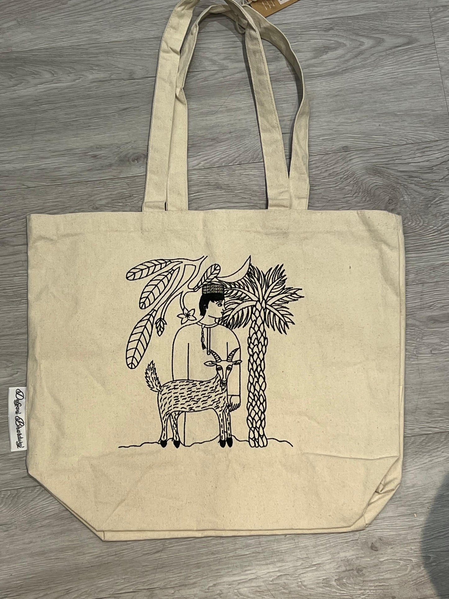 Boy with Goat by Debjani Bhardwaj