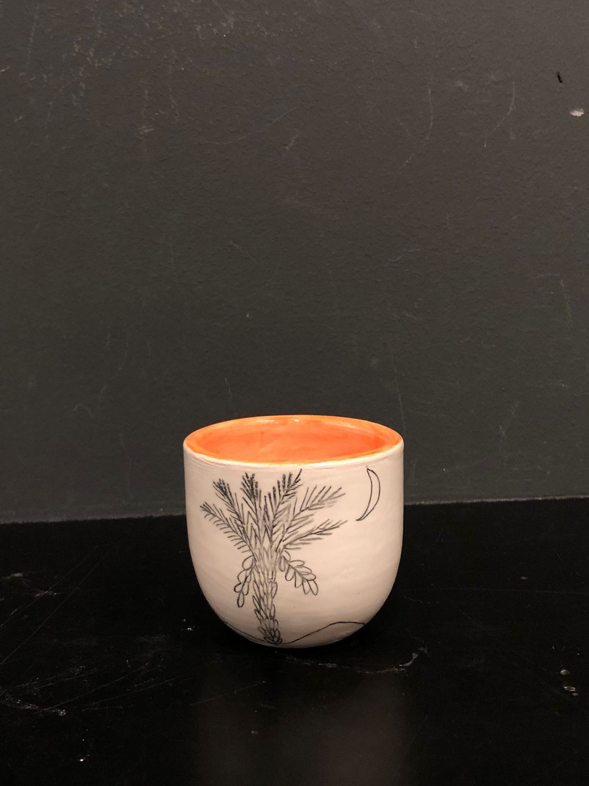 Kahwa Cups - Wheel thrown Handpainted Earthenware by Debjani