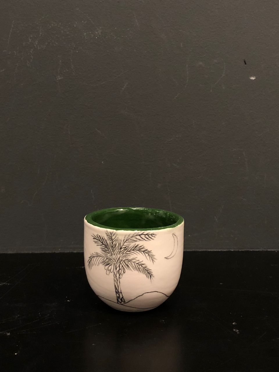 Kahwa Cups - Wheel thrown Handpainted Earthenware by Debjani
