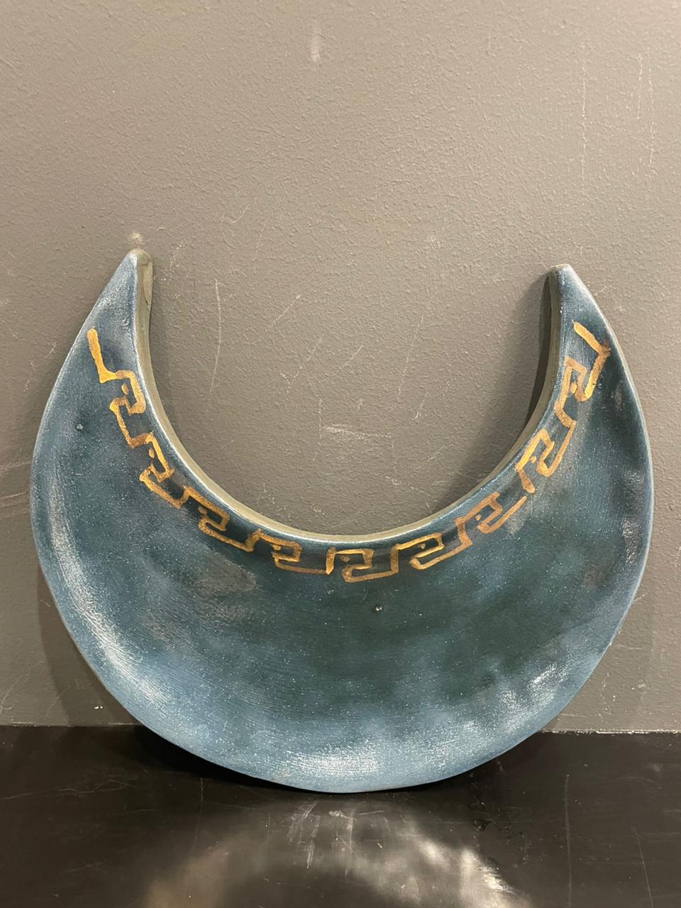 Crescent Plates Big by Debjani