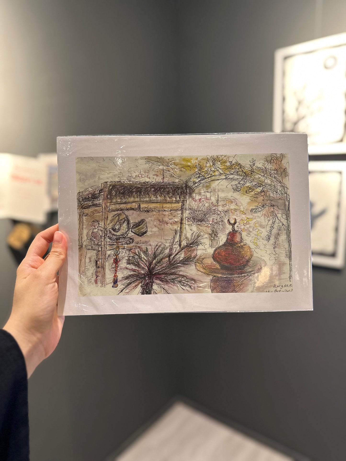 Watercolor with ink pen by Sunny(Yehong Shen)