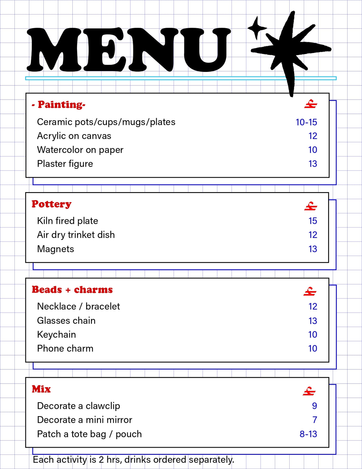 Walk Menu