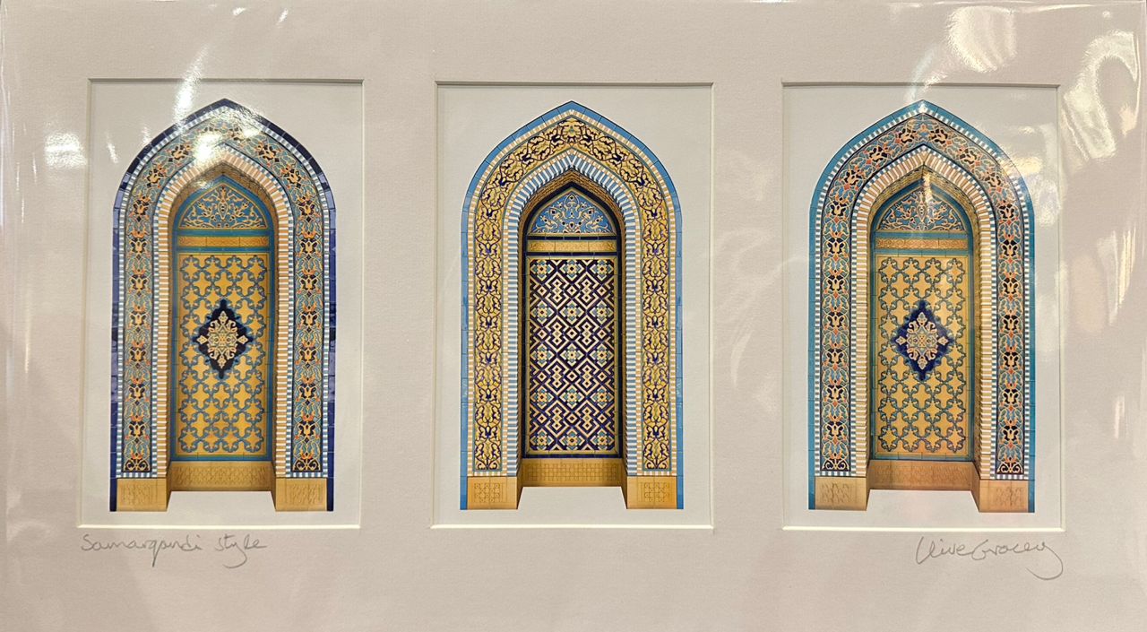 Three panel photography print by Clive Gracey