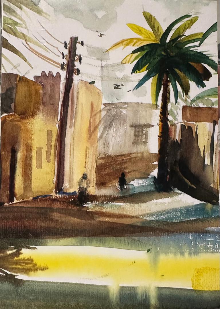 Watercolor postalcard by sunny