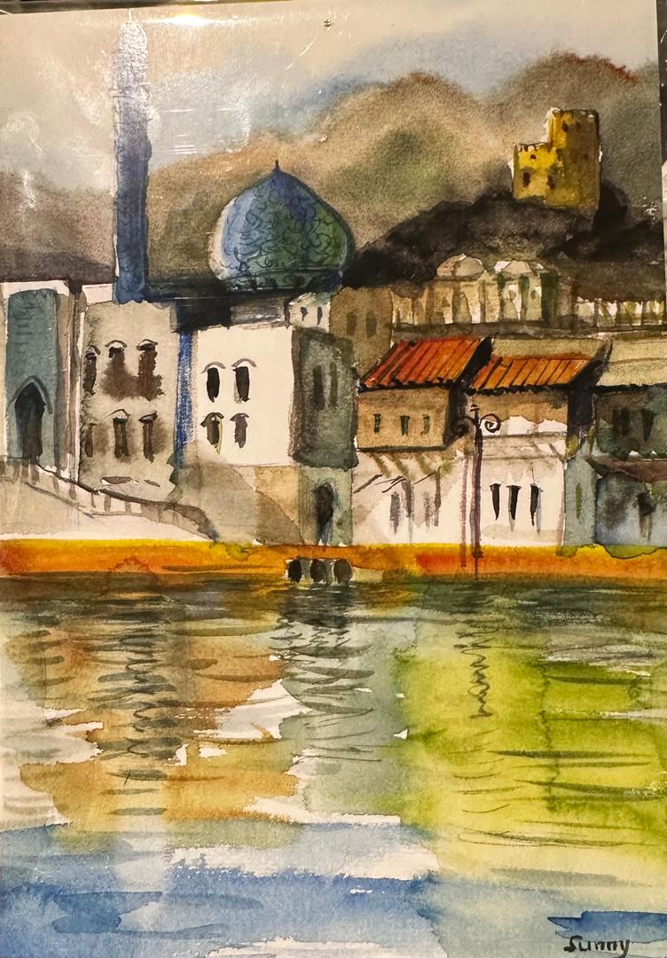 Watercolor postalcard by sunny