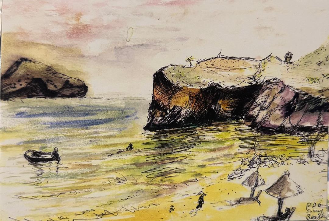 Watercolor postalcard by sunny