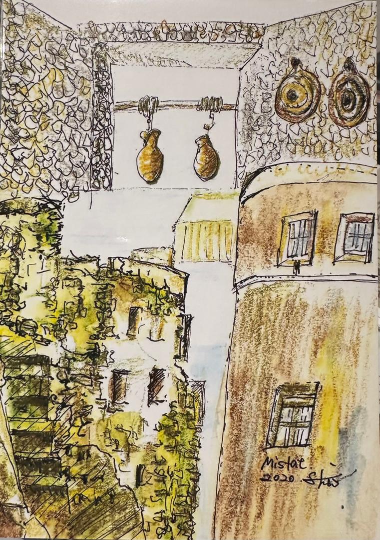 Watercolor postalcard by sunny
