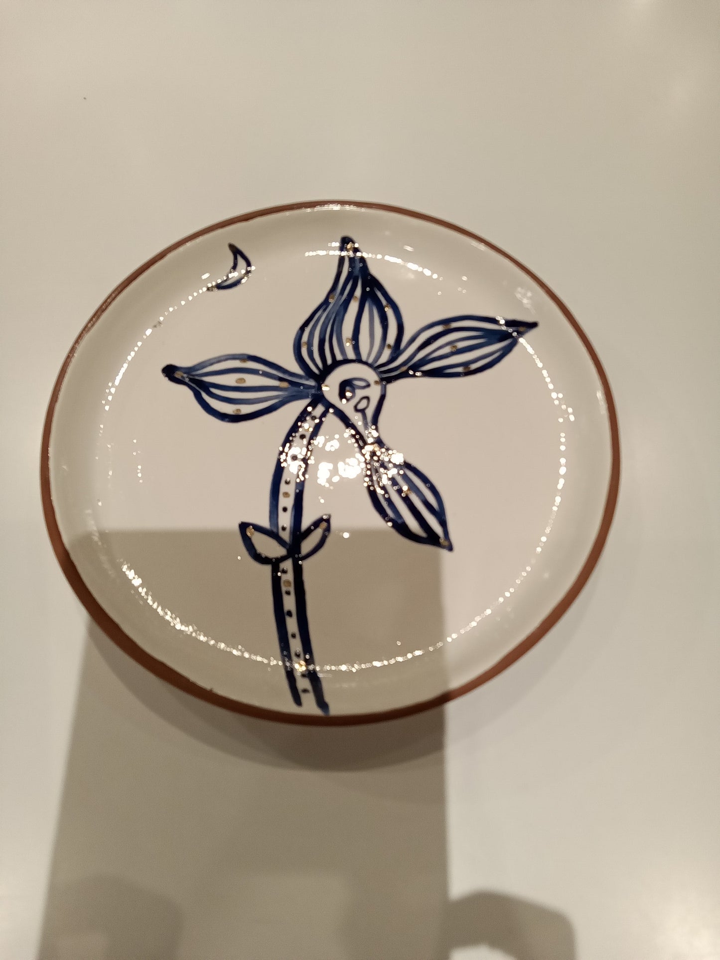 Hand Painted Terracotta Plates by Debjani