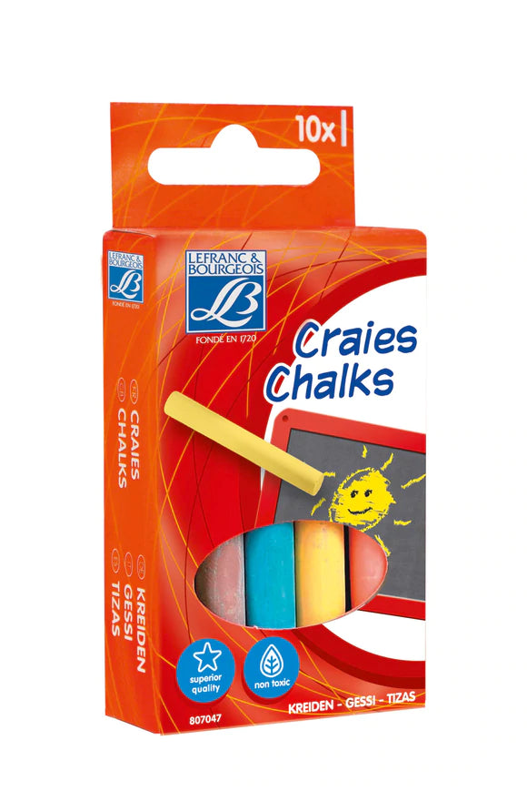 Chalks set of 10 Assorted