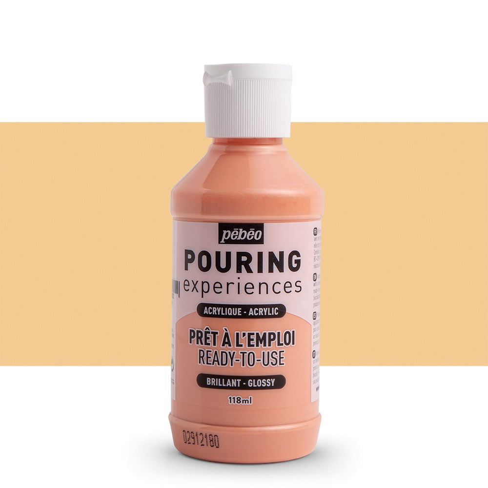 Pebeo Ready To Use Pouring Paint 118ml - Portrait Pink