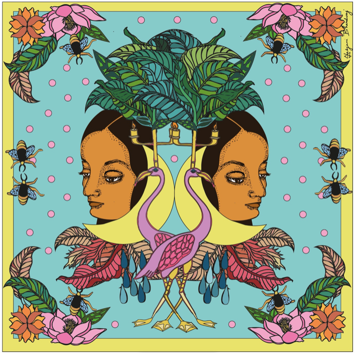 'Moon girl' by Debjani