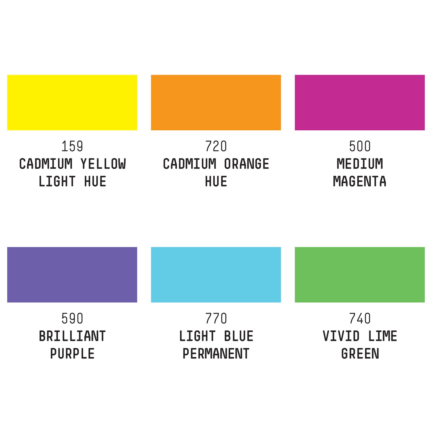 Liquitex Professional Vibrant Paint Marker Set of 6