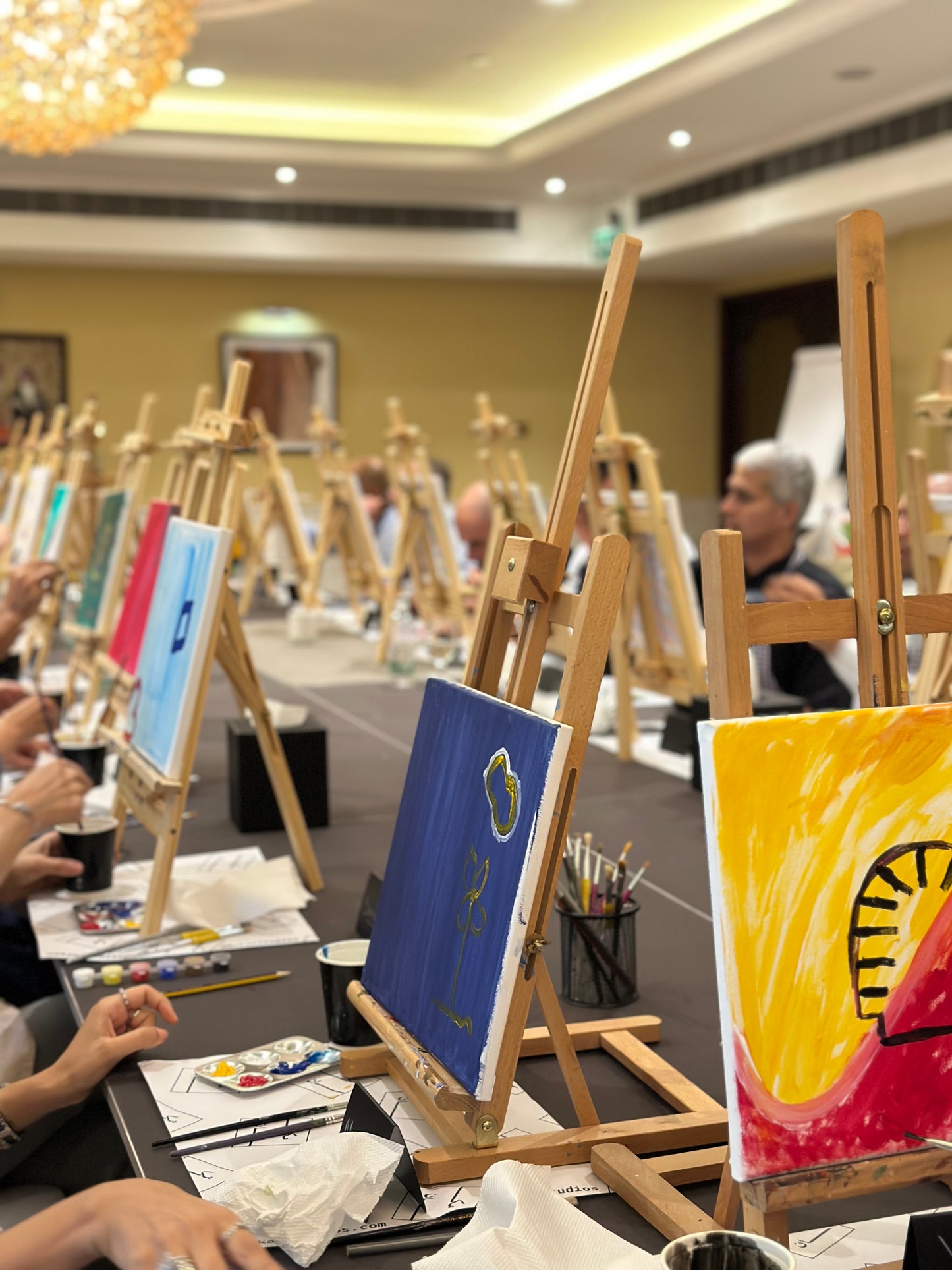 Canvas painting workshop