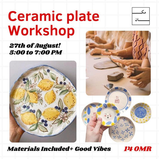 Ceramic plate workshop