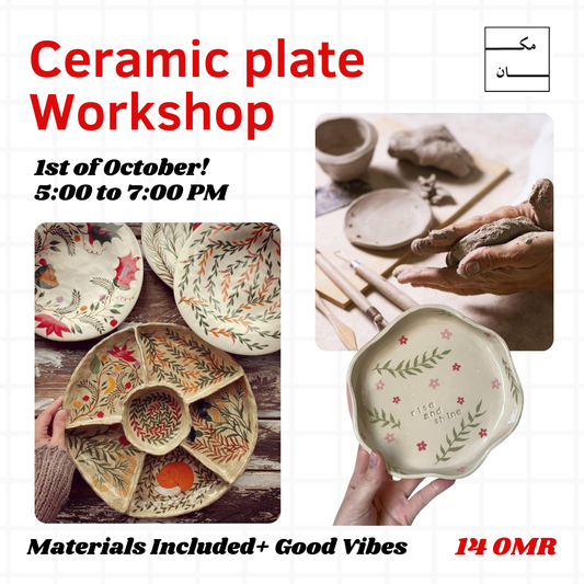 Ceramic plate workshop