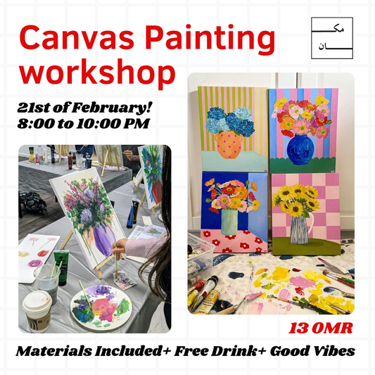 Canvas painting workshop
