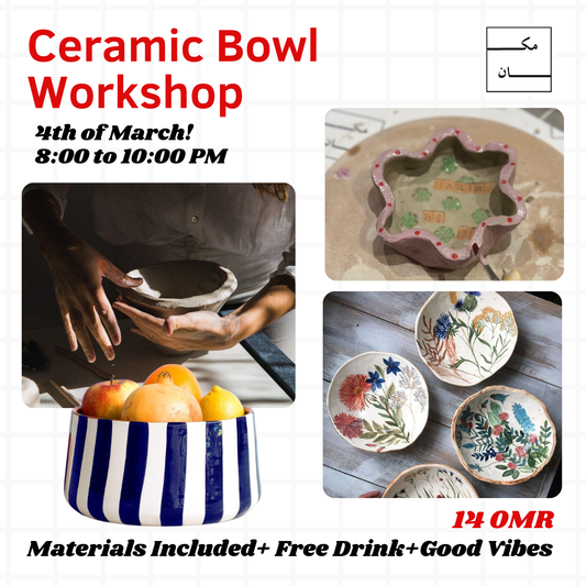 Ceramic bowl workshop