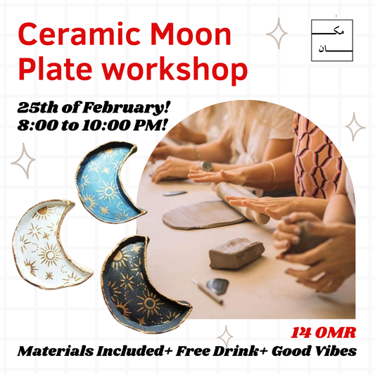 Ceramic Moon Plate workshop