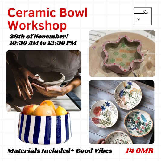 Ceramic bowl workshop