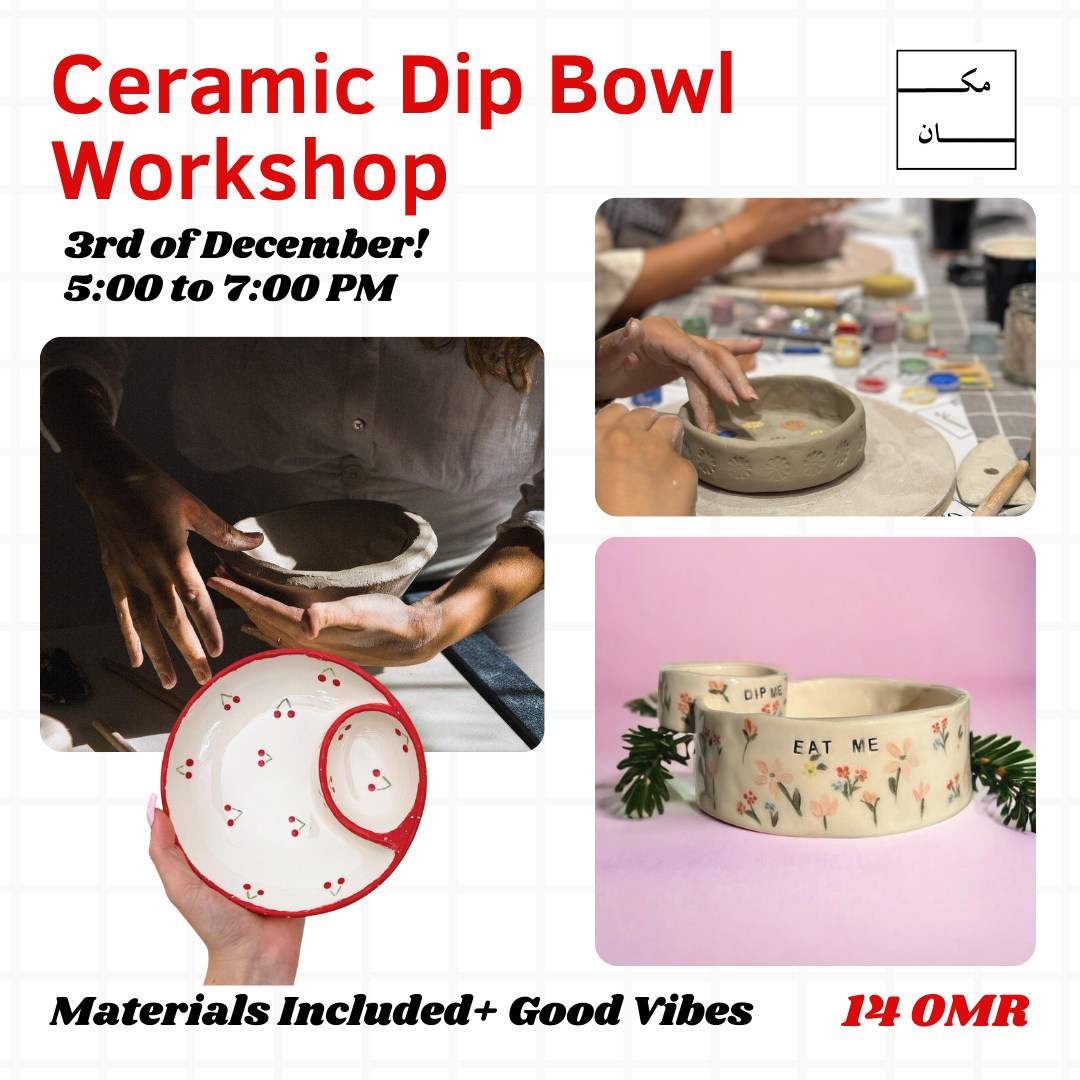 Ceramic dip bowl workshop