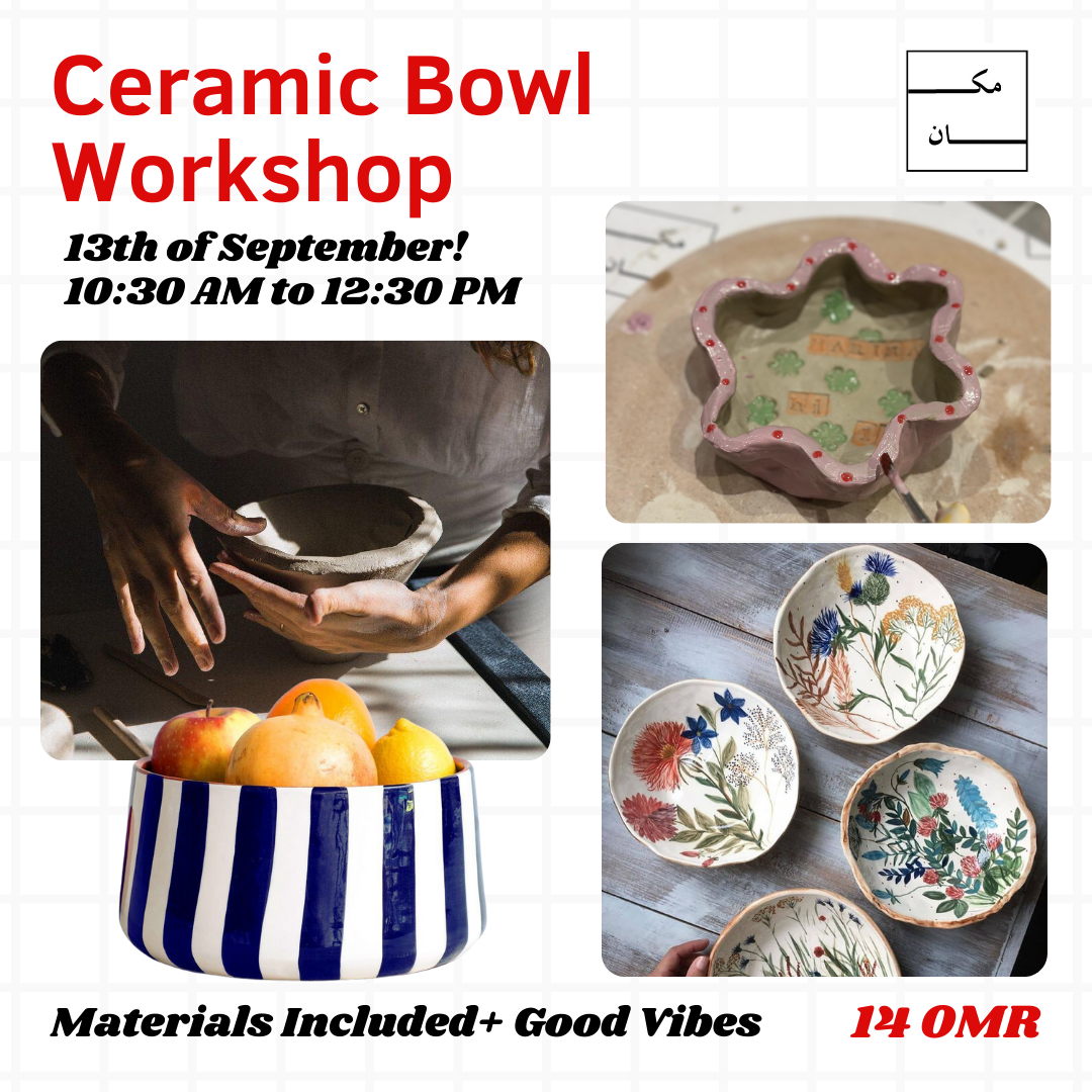 Ceramic Bowl workshop