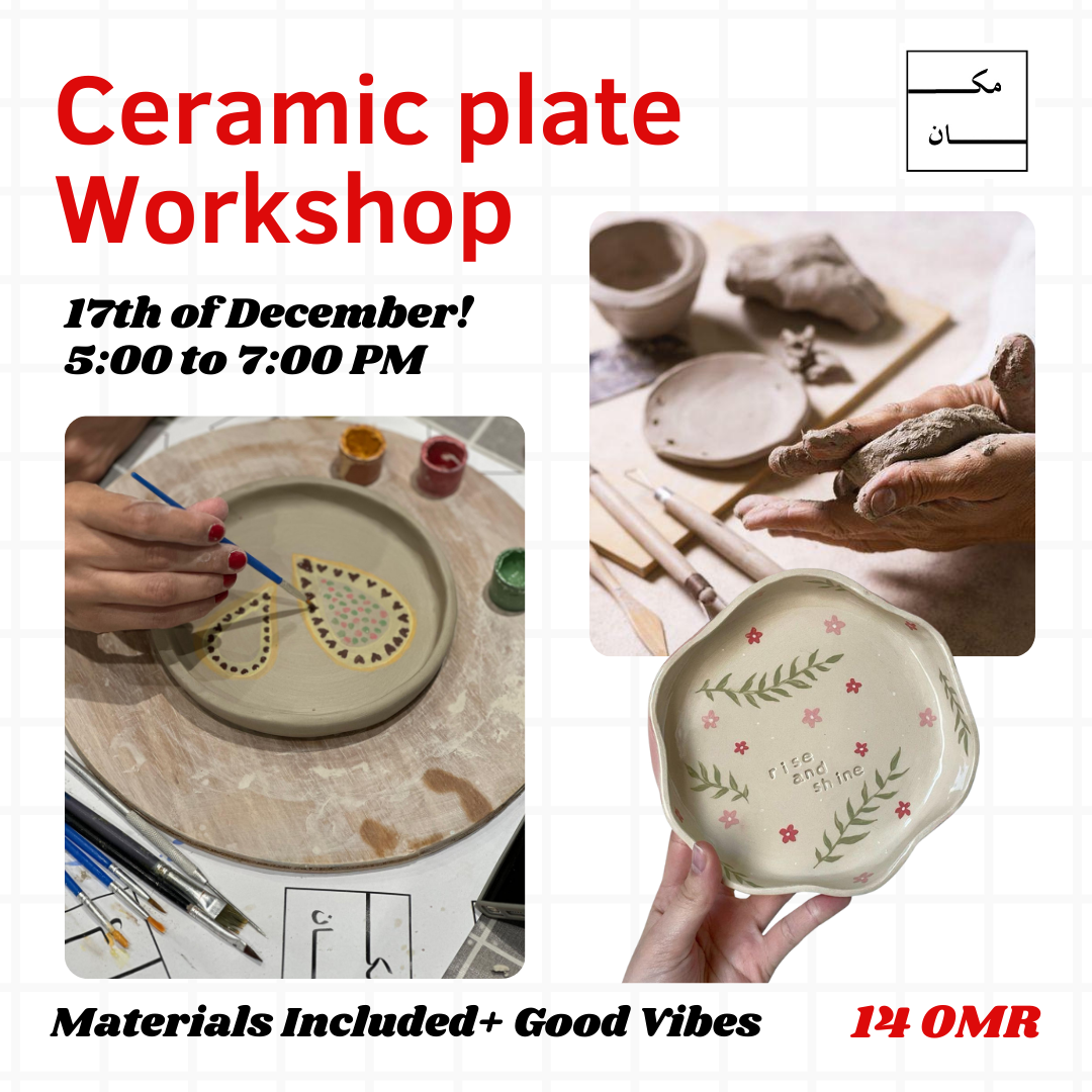 Ceramic plate workshop