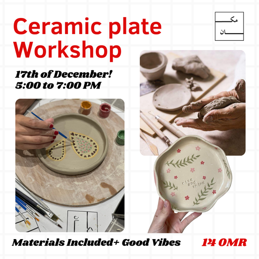 Ceramic plate workshop