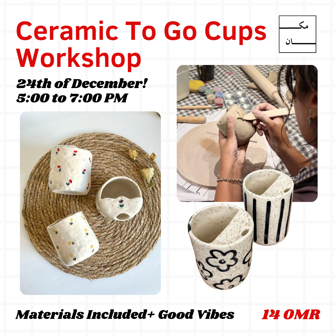 Ceramic to go cup workshop
