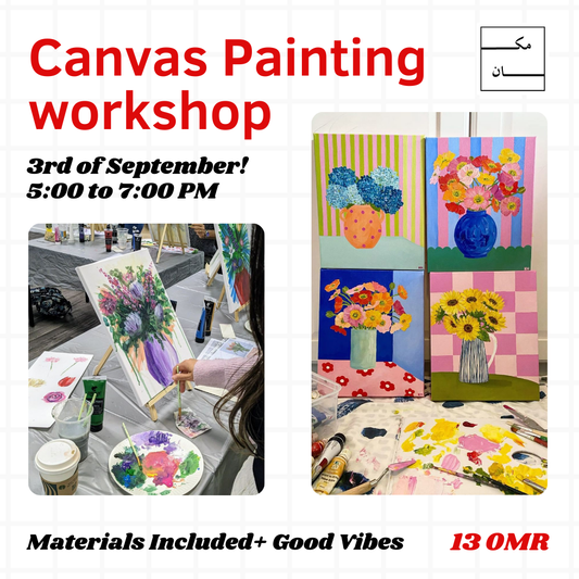 Canvas painting workshop