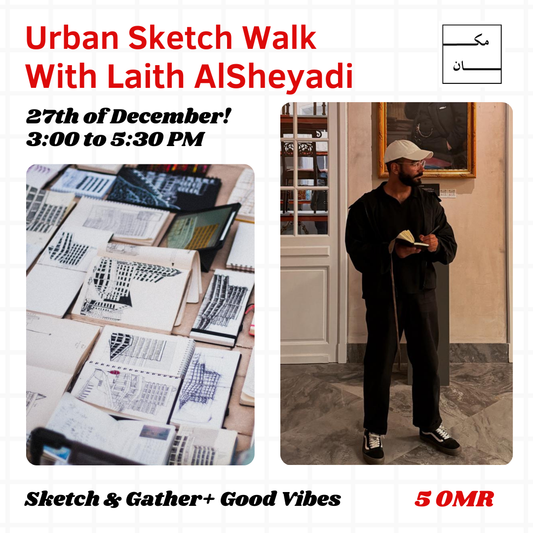 Urban sketch walk with Laith AlSheyadi