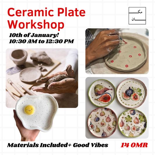Ceramic plate workshop