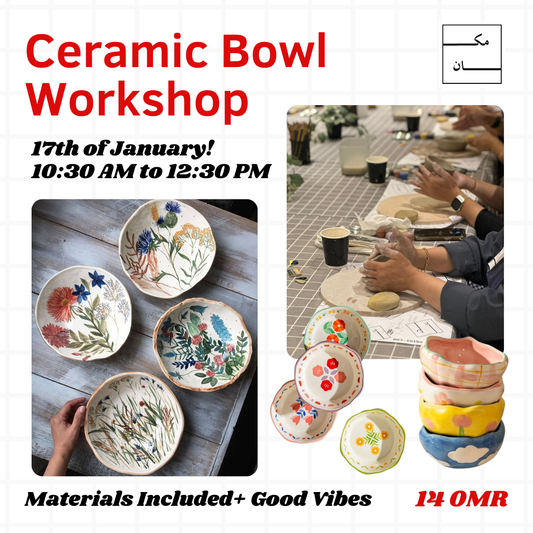 Ceramic bowl workshop