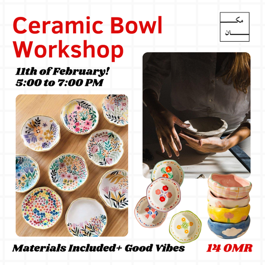 Ceramic bowl workshop