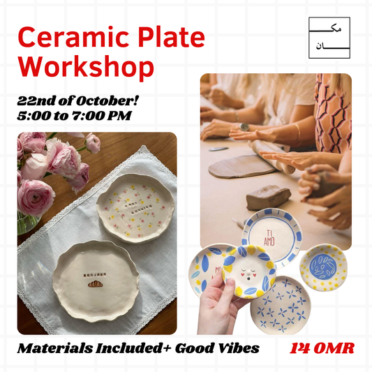 Ceramic plate workshop