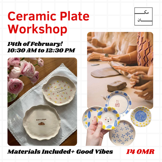 Ceramic plate workshop