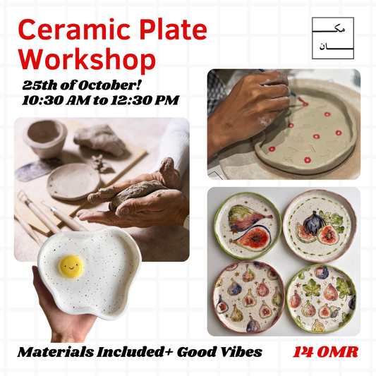 Ceramic plate workshop