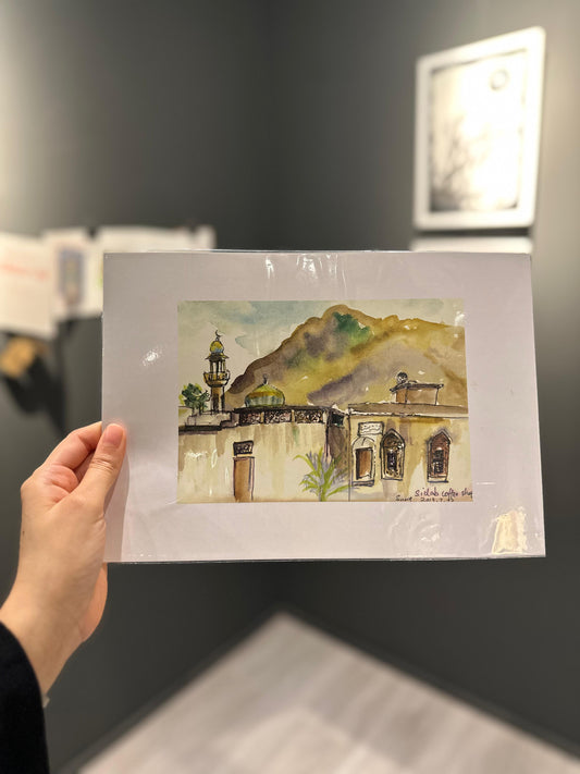 Watercolor with ink pen by Sunny(Yehong Shen)