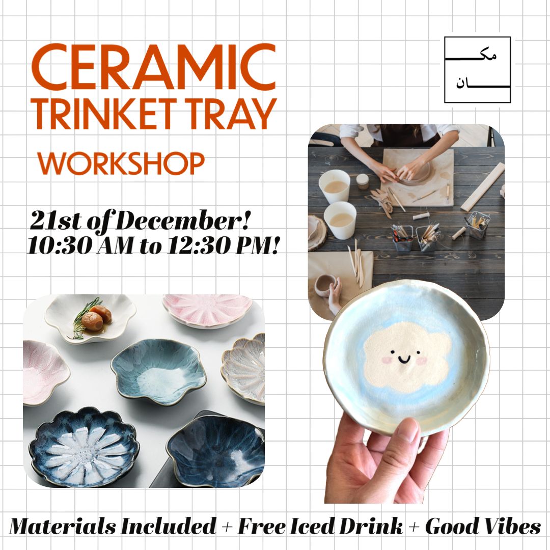 Ceramic Tinket tray workshop