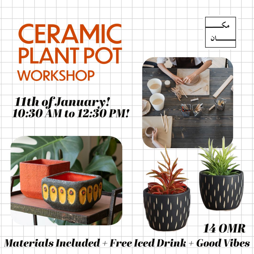 Ceramic plant pot workshop